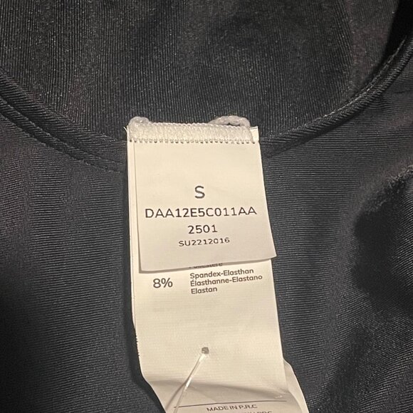 Cupshe Women’s Black One-Piece Swimsuit Small V-Neck Ruched Tummy Control - Picture 6 of 9